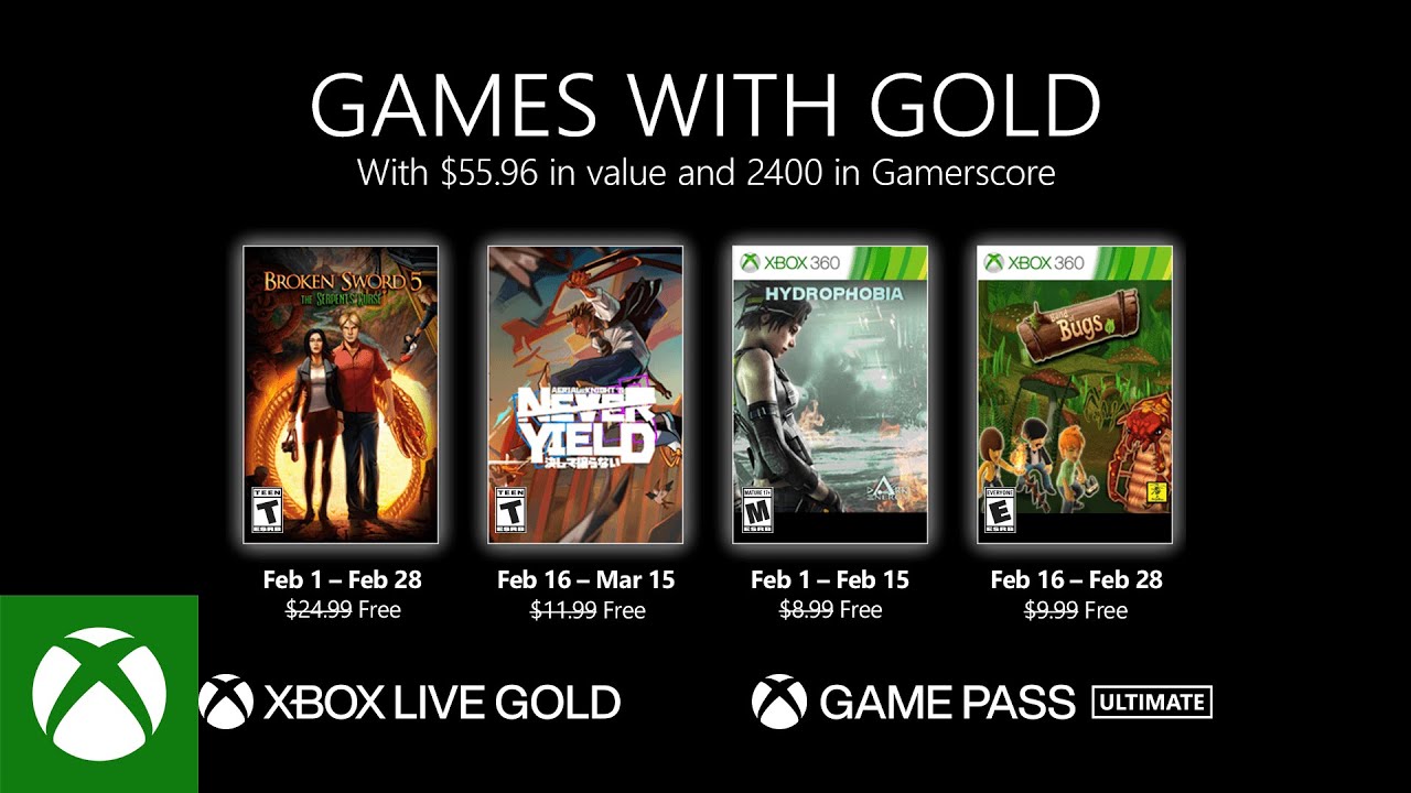 Xbox — February 2022 Games with Gold